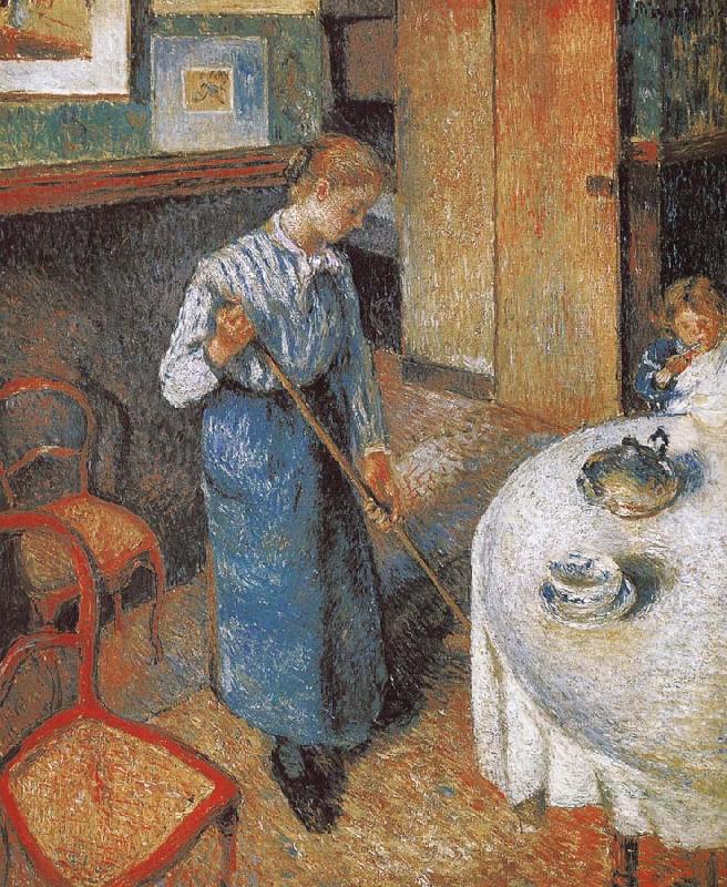 Camille Pissarro maid oil painting image